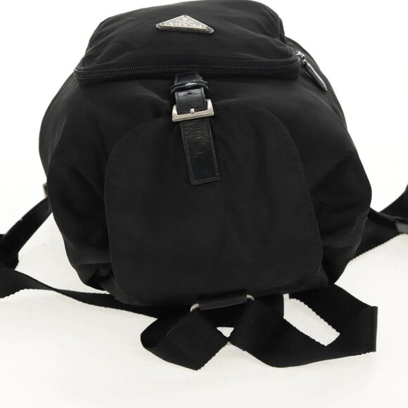 PRADA Backpack Nylon Black Silver Auth bs31715 main image 7